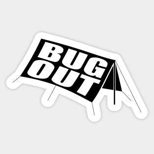 Bug Out Tarp Sticker